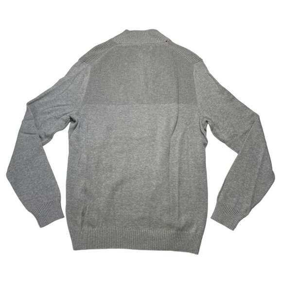 Club Room Soft Grey Heather Cotton Mens Sweater Size Small - Picture 9 of 10